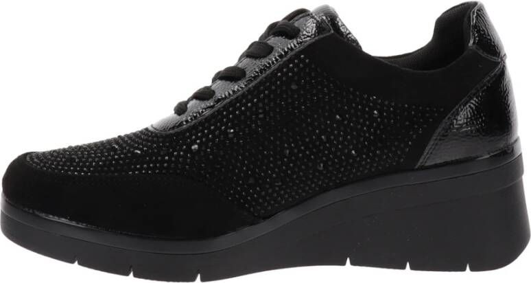 Cinzia Soft Dames Sneakers van Kunstleer Black Dames