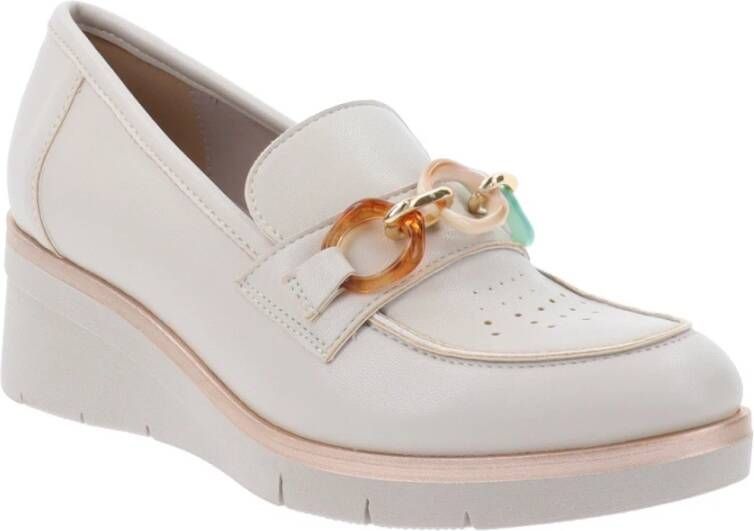 Cinzia Soft Damesloafers van Kunstleer Beige Dames