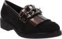 Cinzia Soft Faux Leather Loafers Comfort Stijl Black Dames - Thumbnail 3