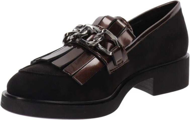 Cinzia Soft Faux Leather Loafers Comfort Stijl Black Dames