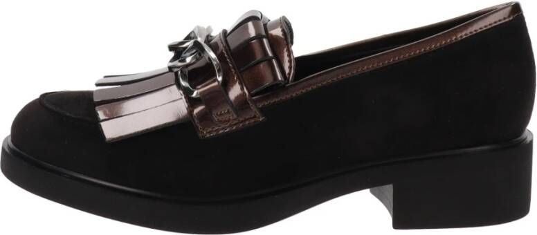 Cinzia Soft Faux Leather Loafers Comfort Stijl Black Dames