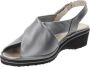 Cinzia Soft Flat Sandals Grijs Dames - Thumbnail 4