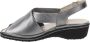 Cinzia Soft Flat Sandals Grijs Dames - Thumbnail 5