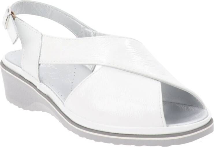 Cinzia Soft Flat Sandals Wit Dames