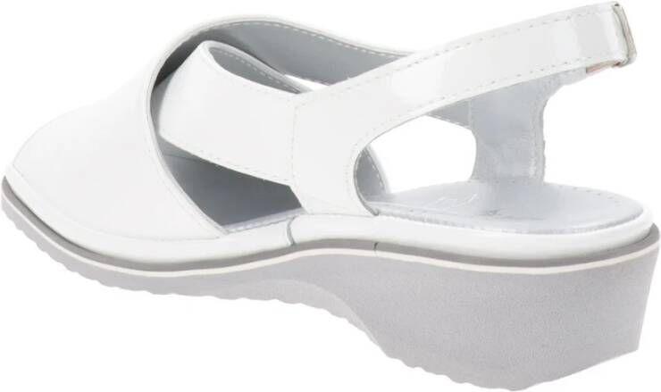 Cinzia Soft Flat Sandals Wit Dames