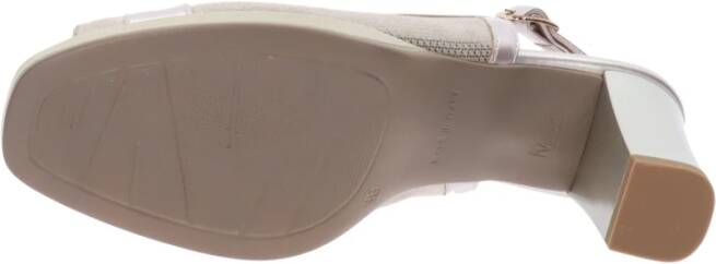 Cinzia Soft Hoge hakken schoenen van imitatieleer met gespsluiting Beige Dames