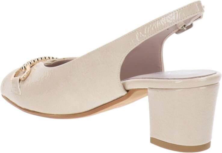 Cinzia Soft Hoge hakken van imitatieleer Beige Dames