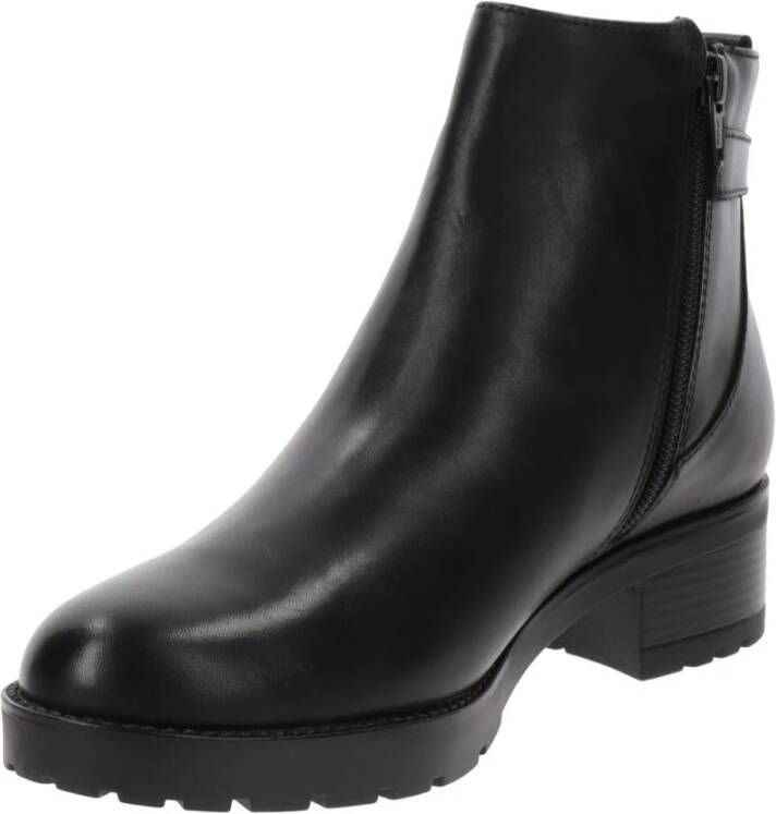 Cinzia Soft Leren Dames Enkellaarzen Black Dames