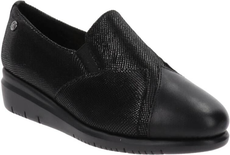 Cinzia Soft Leren Dames Loafers Stijlvol Comfort Black Dames