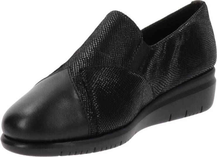 Cinzia Soft Leren Dames Loafers Stijlvol Comfort Black Dames