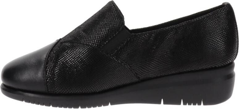 Cinzia Soft Leren Dames Loafers Stijlvol Comfort Black Dames