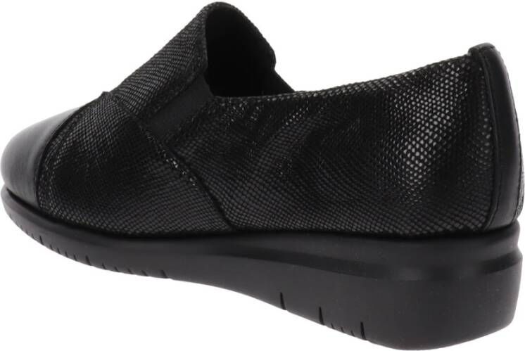 Cinzia Soft Leren Dames Loafers Stijlvol Comfort Black Dames