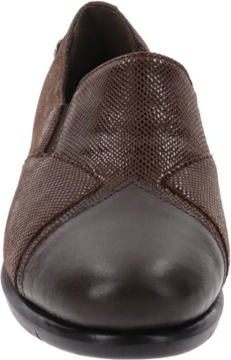 Cinzia Soft Leren Dames Loafers Stijlvol Comfort Brown Dames