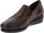 Cinzia Soft Leren Dames Loafers Stijlvol Comfort Brown Dames - Thumbnail 4