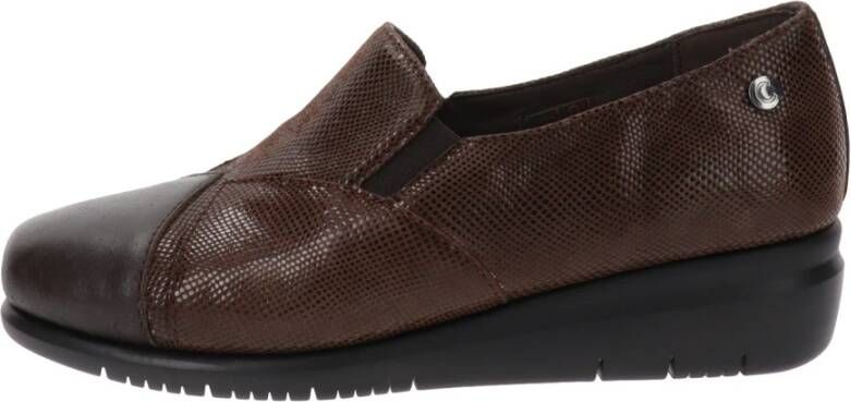 Cinzia Soft Leren Dames Loafers Stijlvol Comfort Brown Dames