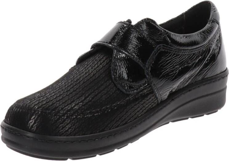 Cinzia Soft Leren Dames Sneakers Black Dames