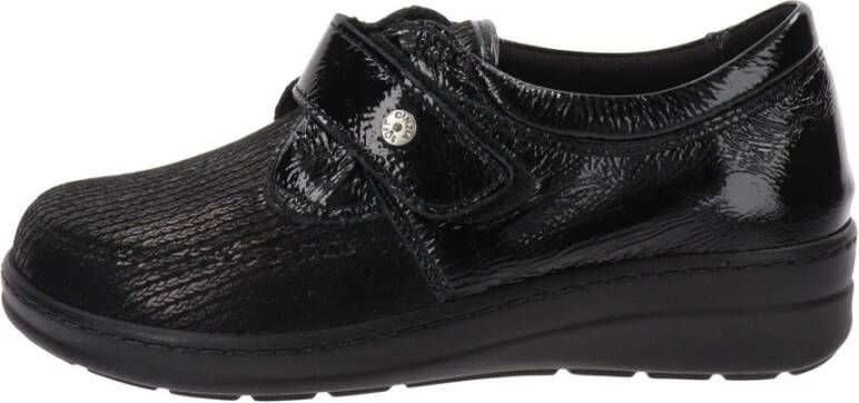 Cinzia Soft Leren Dames Sneakers Black Dames