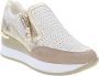 Cinzia Soft Leren Dames Sneakers White Dames - Thumbnail 9