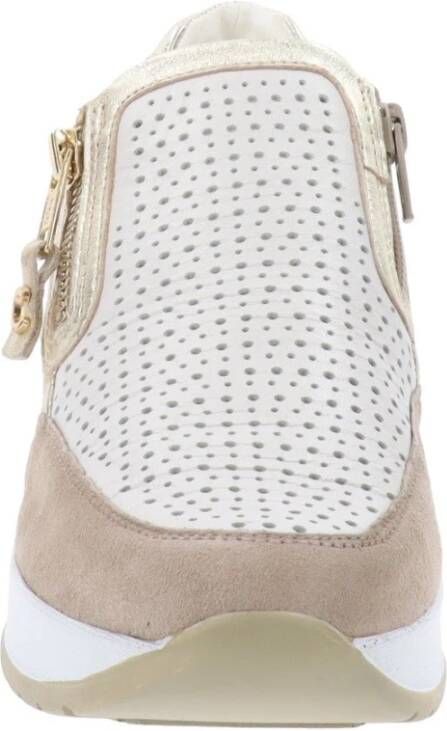 Cinzia Soft Leren Dames Sneakers White Dames