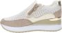 Cinzia Soft Leren Dames Sneakers White Dames - Thumbnail 12