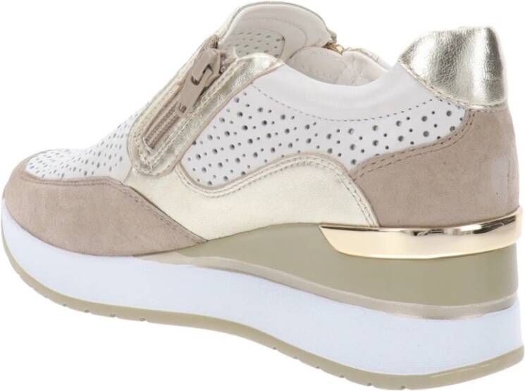 Cinzia Soft Leren Dames Sneakers White Dames