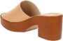 Cinzia Soft Leren Damesandalen Slip-On Sluiting Beige Dames - Thumbnail 6