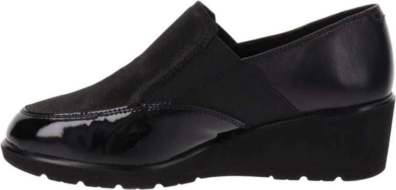 Cinzia Soft Leren Damesloafers Black Dames