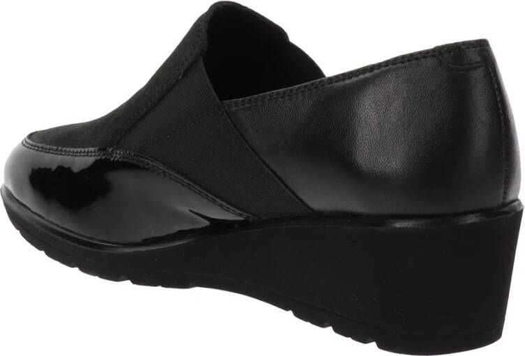 Cinzia Soft Leren Damesloafers Black Dames