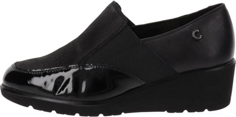 Cinzia Soft Leren Damesloafers Black Dames