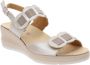 Cinzia Soft Leren Damessandalen Beige Dames - Thumbnail 3