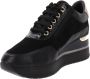 Cinzia Soft Leren Damessneakers Black Dames - Thumbnail 4