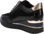 Cinzia Soft Leren Damessneakers Black Dames - Thumbnail 6