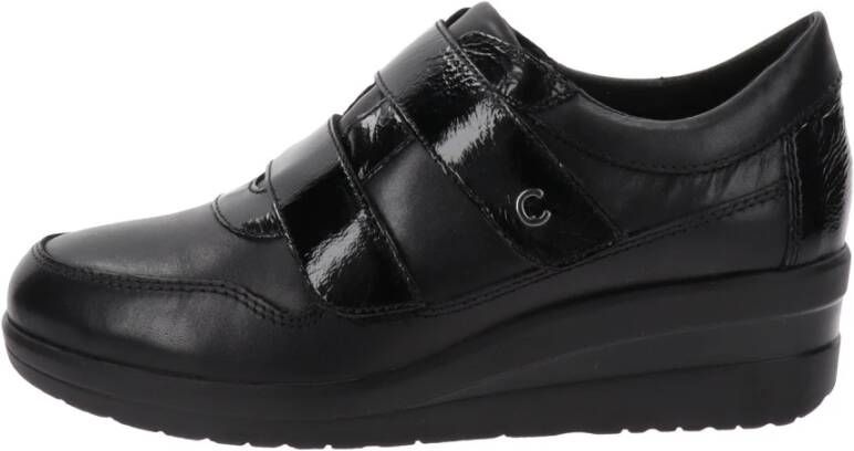 Cinzia Soft Leren Damessneakers Comfortabel en veelzijdig Black Dames