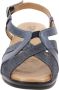 Cinzia Soft Leren Gesp Sandalen Blue Dames - Thumbnail 3