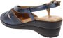 Cinzia Soft Leren Gesp Sandalen Blue Dames - Thumbnail 5