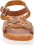 Cinzia Soft Leren Zomer Sandalen Brown Dames - Thumbnail 3