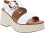 Cinzia Soft Leren Sandalen Stijlvol Comfortabel Casual Elegant White Dames - Thumbnail 2