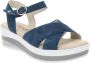 Cinzia Soft Leren Sandalen Elegant Comfortabele Stijl Blue Dames - Thumbnail 7