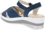 Cinzia Soft Leren Sandalen Elegant Comfortabele Stijl Blue Dames - Thumbnail 11