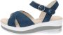 Cinzia Soft Leren Sandalen Elegant Comfortabele Stijl Blue Dames - Thumbnail 12