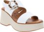 Cinzia Soft Leren Sandalen Stijlvol Comfortabel Casual Elegant White Dames - Thumbnail 9