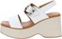 Cinzia Soft Leren Sandalen Stijlvol Comfortabel Casual Elegant White Dames - Thumbnail 14