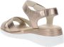 Cinzia Soft Leren Sandalen met Klittenbandsluiting Beige Dames - Thumbnail 13