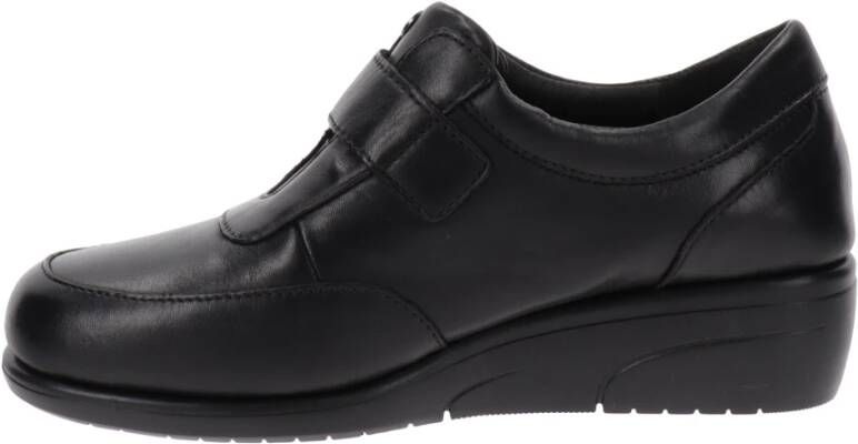 Cinzia Soft Leren Sneakers Comfort Stijl Black Dames