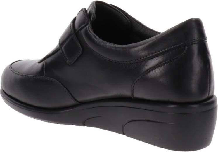 Cinzia Soft Leren Sneakers Comfort Stijl Black Dames