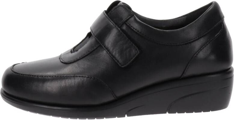 Cinzia Soft Leren Sneakers Comfort Stijl Black Dames