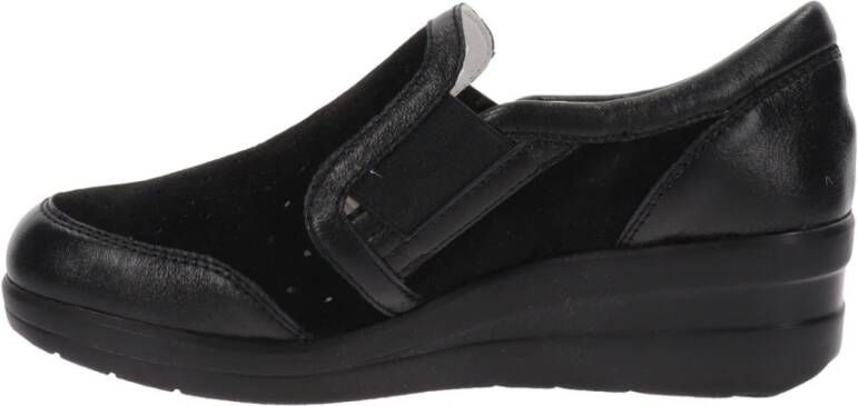 Cinzia Soft Leren Sneakers voor Dames Black Dames