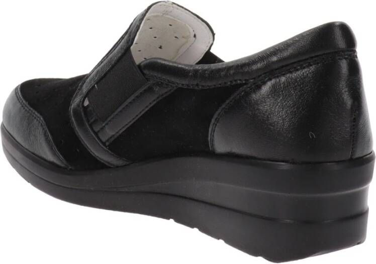 Cinzia Soft Leren Sneakers voor Dames Black Dames