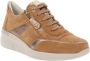 Cinzia Soft Leren Sneakers voor Vrouwen Brown Dames - Thumbnail 2