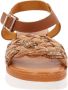 Cinzia Soft Leren Zomer Sandalen Brown Dames - Thumbnail 9